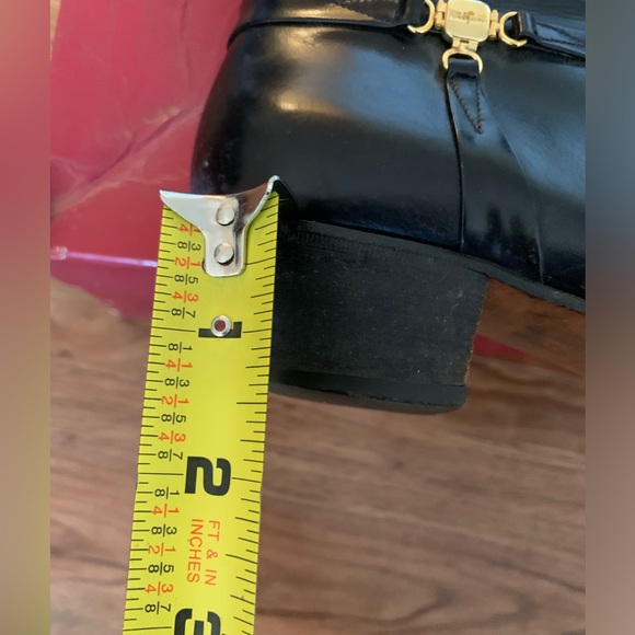 Vintage Salvatore Ferragamo Alisa Leather Boots 6.5 - Picture 6 of 9